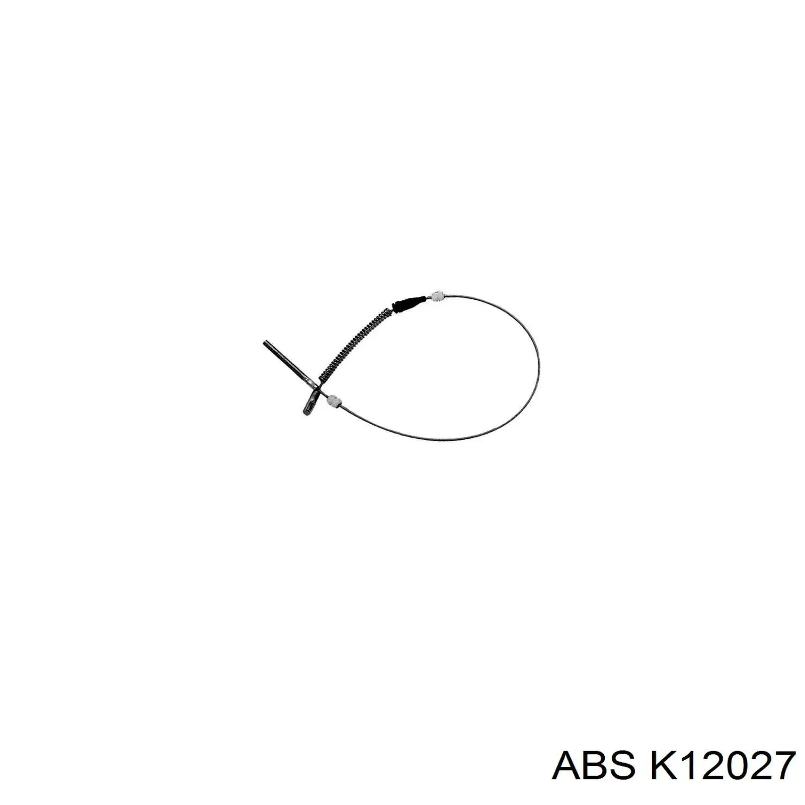 Трос стоянкового гальма задній лівий ABS K12027 ціна, від 3.48 USD
