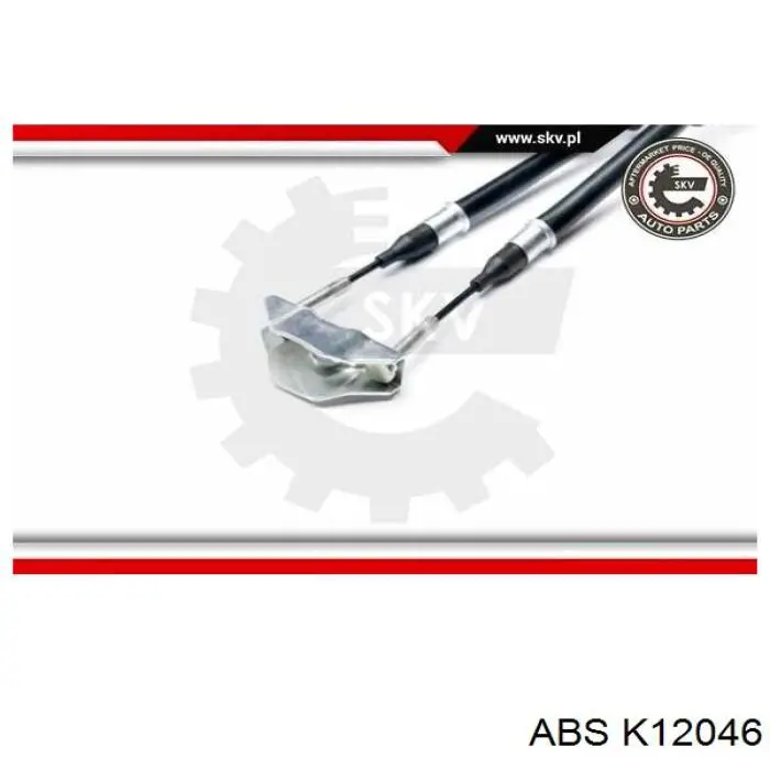 Купити K12046 ABS Трос ручного гальма задній, правий/лівий