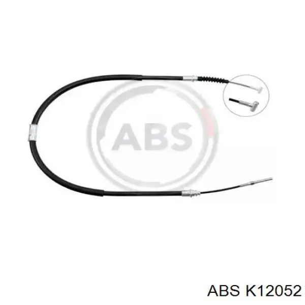 Трос стоянкового гальма передній ABS K12052 ціна, від 26.05 USD