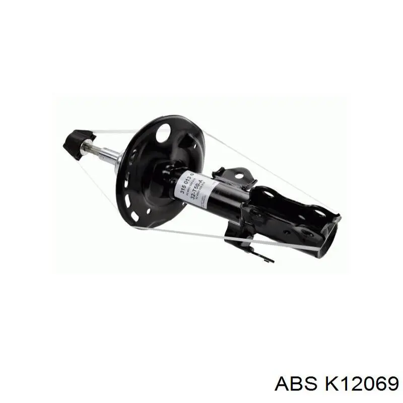 Трос ручного гальма задній, лівий ABS K12069