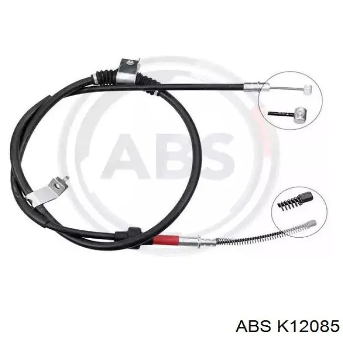 Купити K12085 ABS Трос ручного гальма задній, лівий