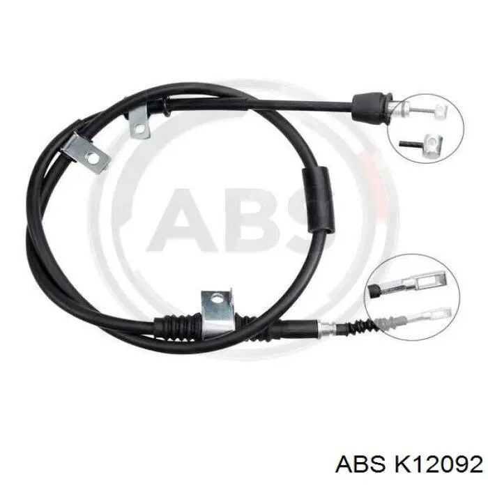 K12092 ABS Трос стоянкового гальма задній правий