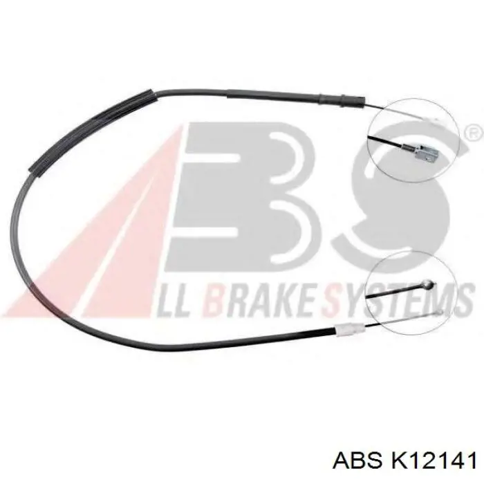 K12141 ABS трос ручного гальма передній