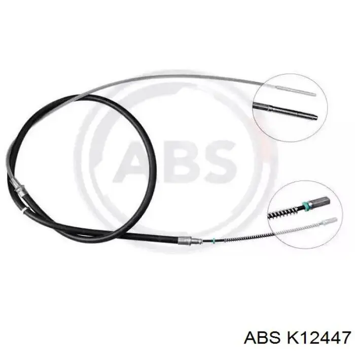 Трос стоянкового гальма задній лівий ABS K12447 ціна, від 8.44 USD