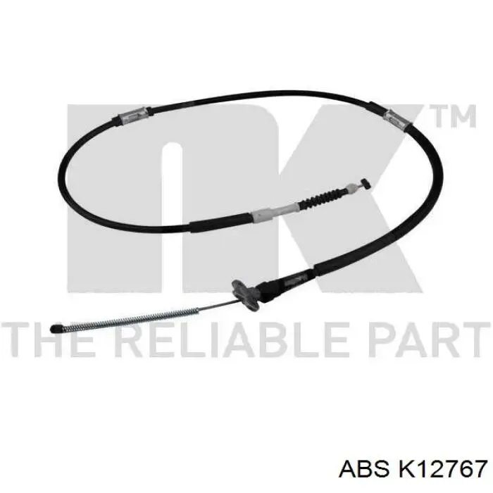Трос стоянкового гальма задній лівий ABS K12767 ціна, від 10.30 USD