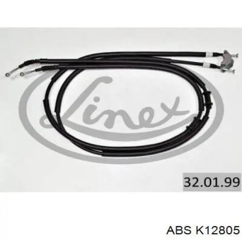 Трос ручного гальма задній, правий/лівий ABS K12805 ціна, від 27.03 USD
