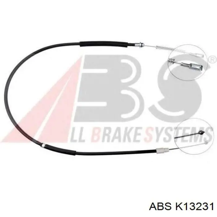 Трос стоянкового гальма передній ABS K13231 ціна, від 10.17 USD