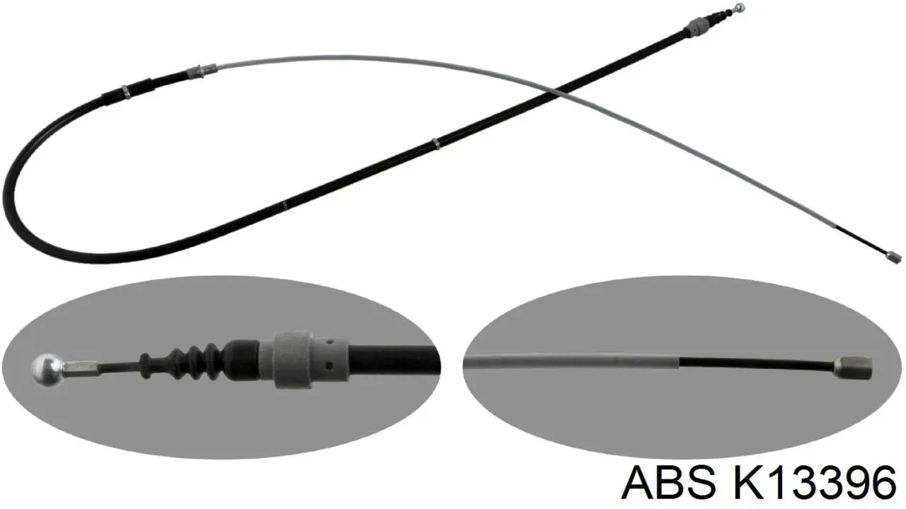 Трос ручного гальма задній, правий/лівий K13396 ABS