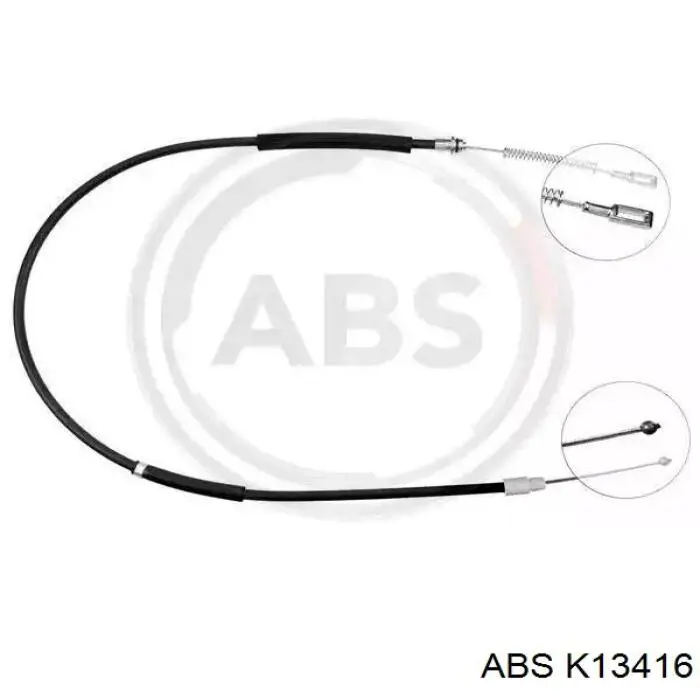 Купити K13416 ABS Трос ручного гальма задній, правий/лівий