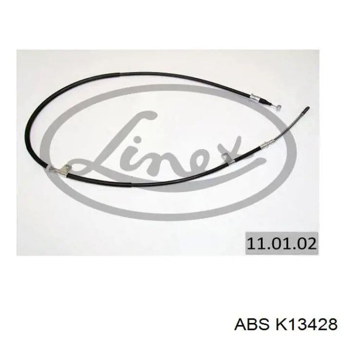 Трос ручника задній правий Linex LIN110102