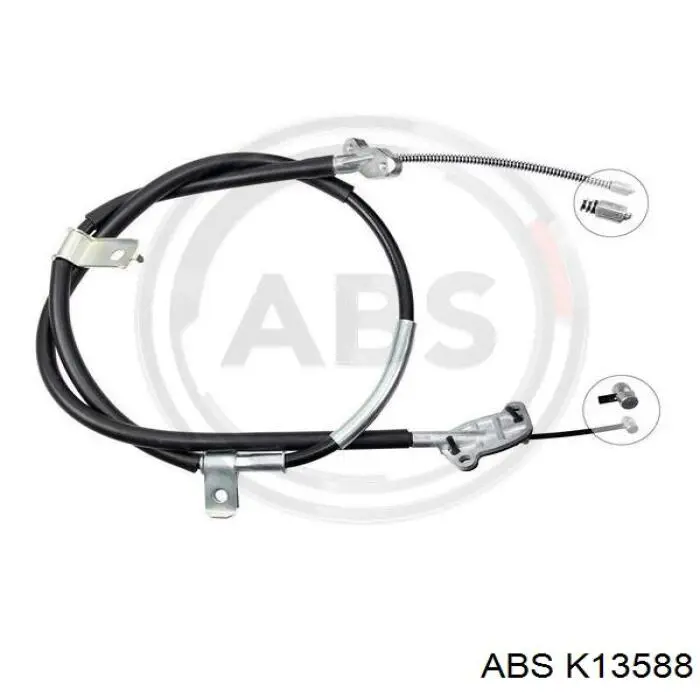 Трос стоянкового гальма задній правий Japan Parts BC638R ціна, від 33.21 USD