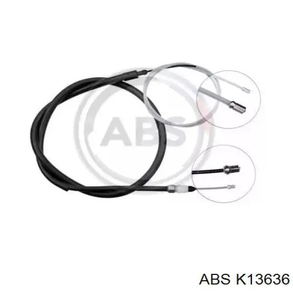 Трос ручного гальма задній, правий/лівий ABS K13636 ціна, від 8.88 USD