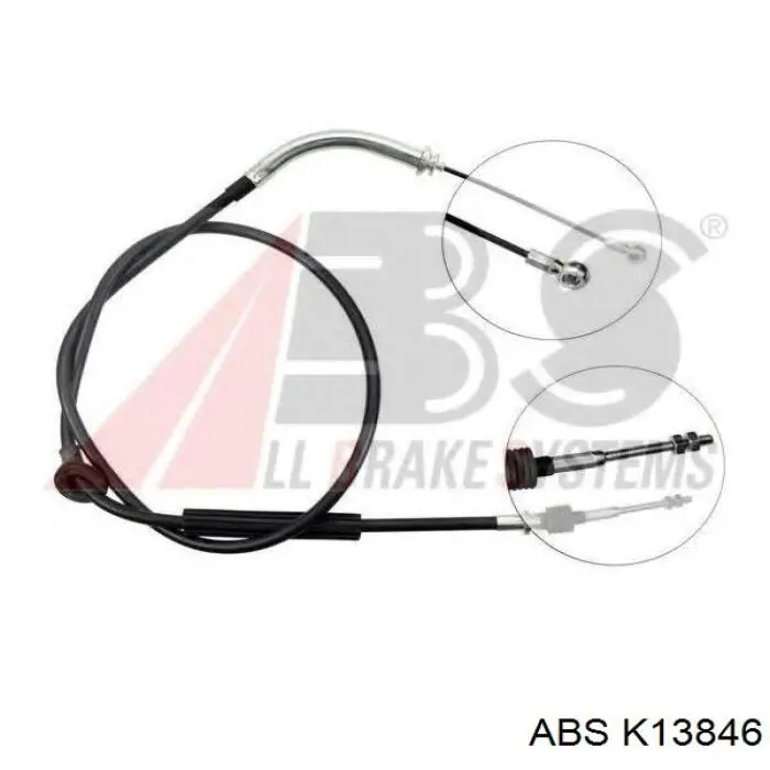 Купити 597504D000 Hyundai/Kia Трос ручного гальма, проміжний