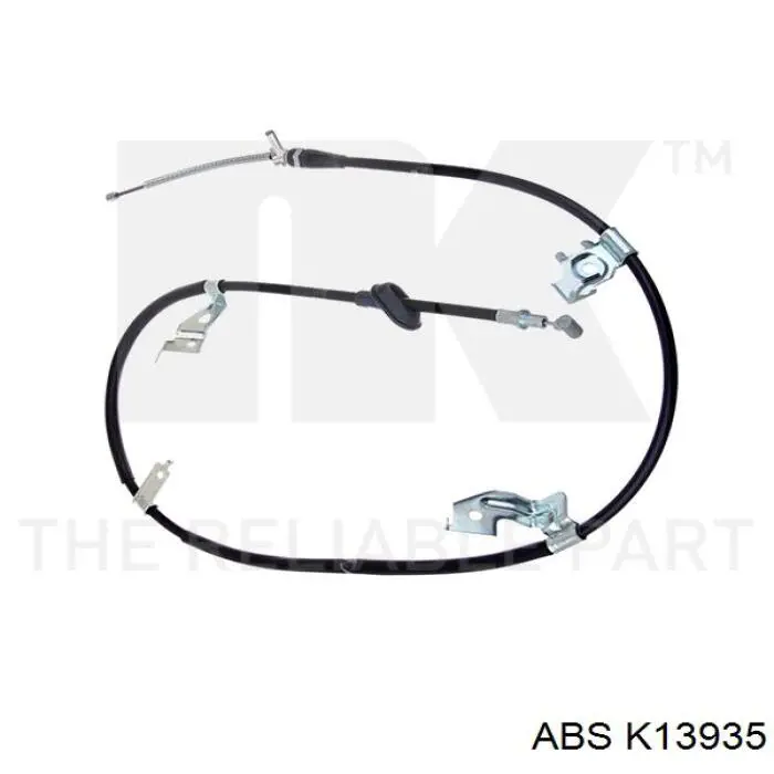 Трос ручника задній лівий Japan Parts BC841L