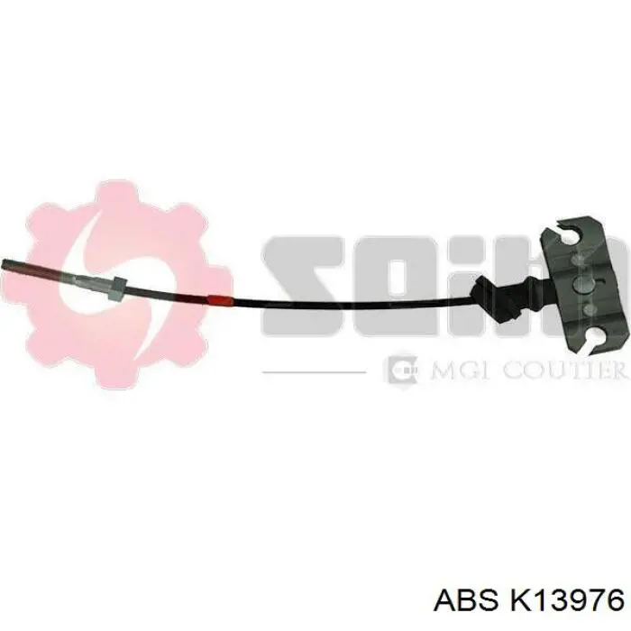 Трос стоянкового гальма передній ABS K13976 ціна, від 17.89 USD