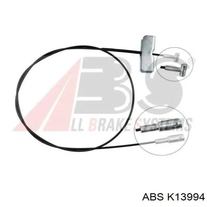 4419922 Opel Трос ручного гальма передній