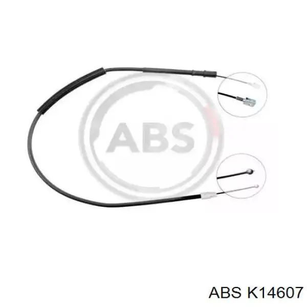 K14607 ABS Трос ручного гальма задній, лівий