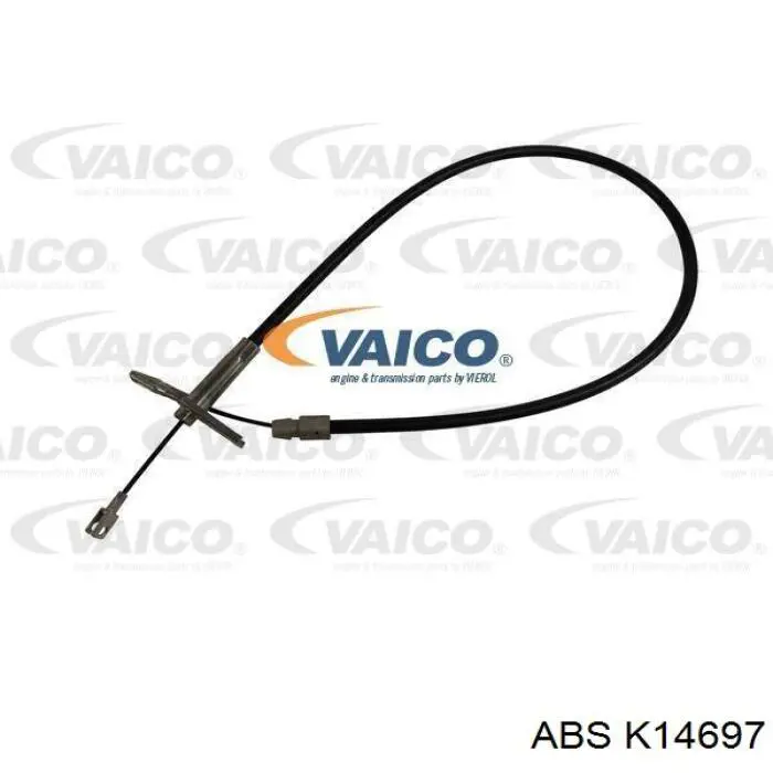 Трос стоянкового гальма задній лівий ABS K14697 ціна, від 8.94 USD