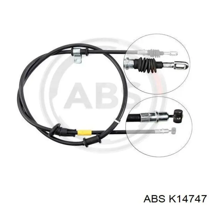 Купити K14747 ABS Трос ручного гальма задній, лівий