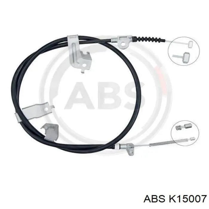 Купити 36531JX00A Nissan/Infiniti Трос ручного гальма задній, лівий