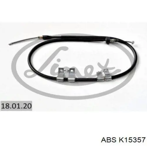 Трос стоянкового гальма задній лівий ABS K15357 ціна, від 21.35 USD