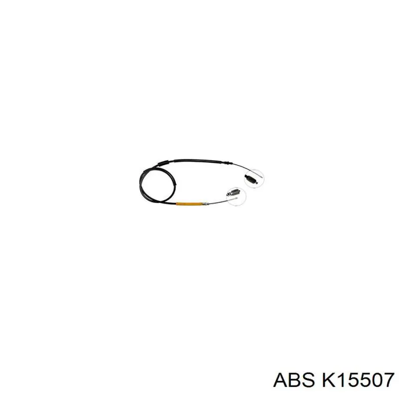 K15507 ABS Трос ручного гальма задній, правий/лівий