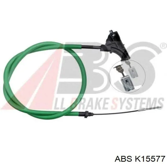 Трос стоянкового гальма задній лівий ABS K15577 ціна, від 4.72 USD