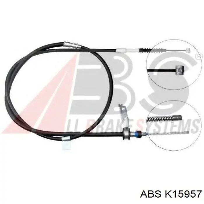 K15957 ABS Трос ручника задній лівий