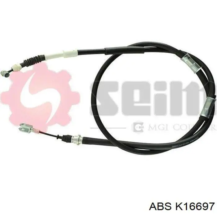 Трос стоянкового гальма задній лівий ABS K16697 ціна, від 28.64 USD