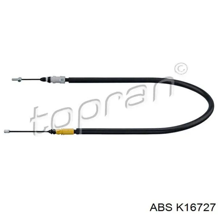 Купити 9676746080 Peugeot/Citroen Трос ручного гальма задній, лівий