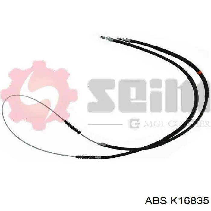 Трос ручного гальма задній, правий/лівий ABS K16835 ціна, від 14.11 USD