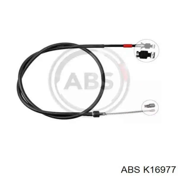 Купити K16977 ABS Трос ручного гальма задній, лівий