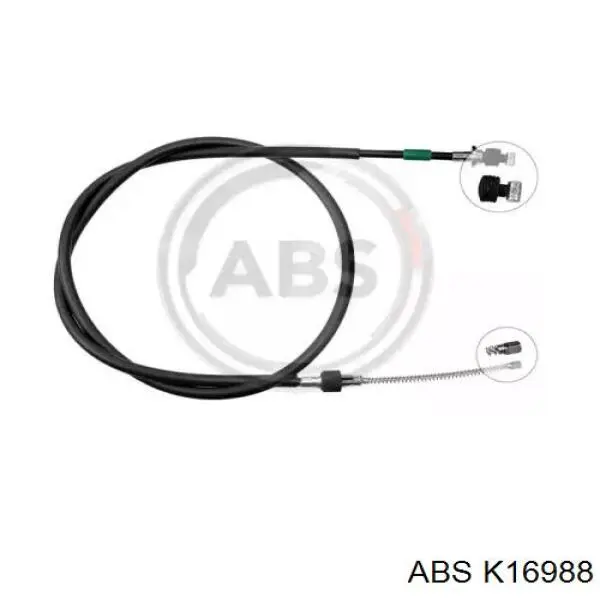 Купити K16988 ABS Трос ручного гальма задній, правий