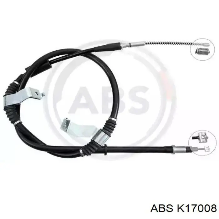 Купити K17008 ABS Трос ручного гальма задній, лівий