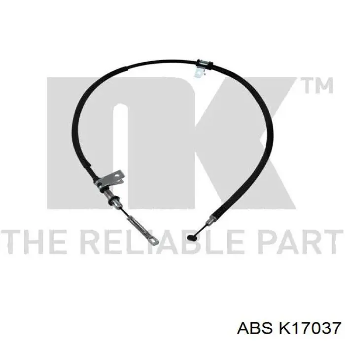 Трос стоянкового гальма задній лівий ABS K17037 ціна, від 15.56 USD