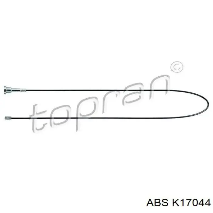 Трос ручного гальма задній, правий K17044 ABS