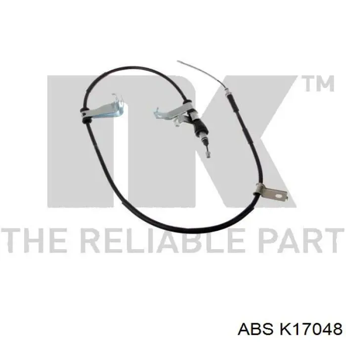 Трос стоянкового гальма задній правий ABS K17048 ціна, від 29.57 USD