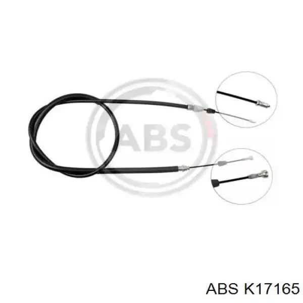 Трос ручного гальма задній, правий/лівий ABS K17165 ціна, від 7.20 USD