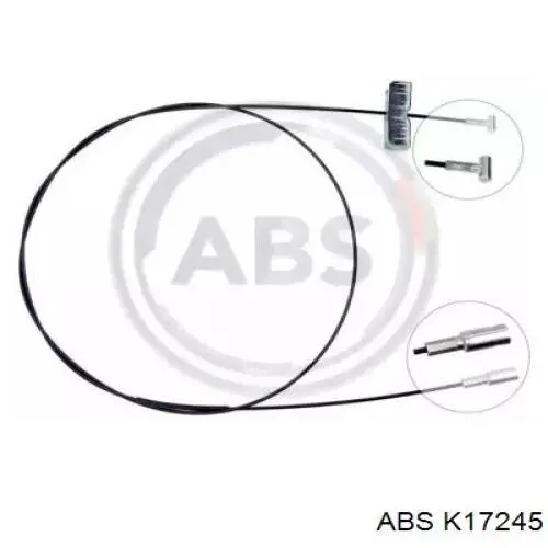 Трос стоянкового гальма передній ABS K17245 ціна, від 9.05 USD