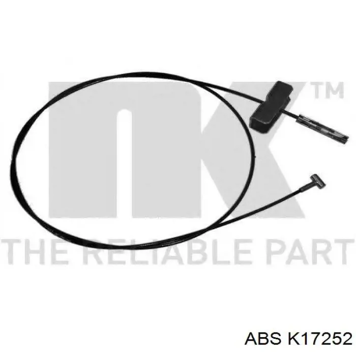 Трос ручного гальма, проміжний ABS K17252 ціна, від 5.34 USD