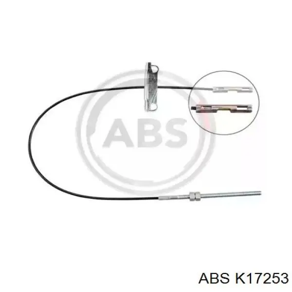 Купити YC152A793AE Ford Трос ручного гальма, проміжний