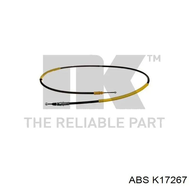 Купити K17267 ABS Трос ручного гальма задній, правий