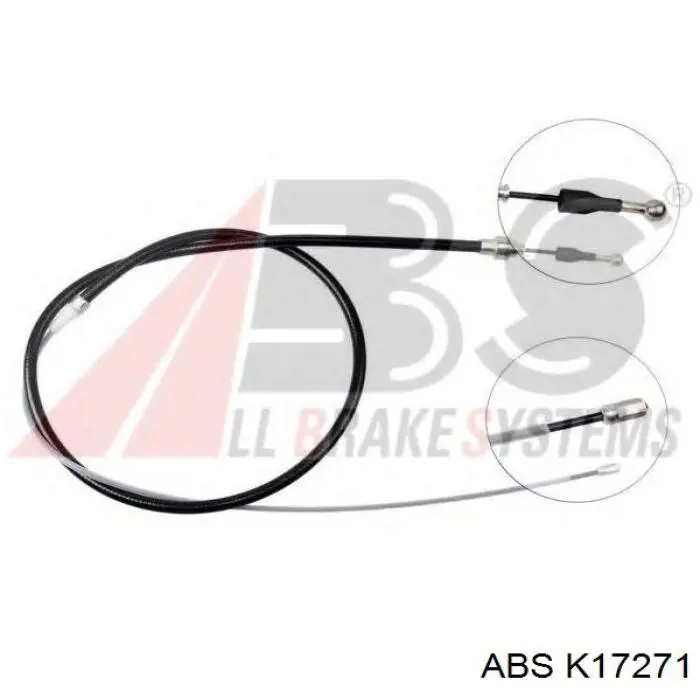 Трос ручного гальма задній, правий/лівий ABS K17271 ціна, від 12.15 USD