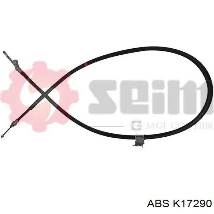 Трос стоянкового гальма задній лівий AIC 76054 ціна, від 19.95 USD