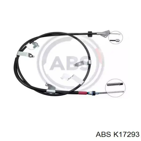 Купити K17293 ABS Трос ручного гальма задній, правий