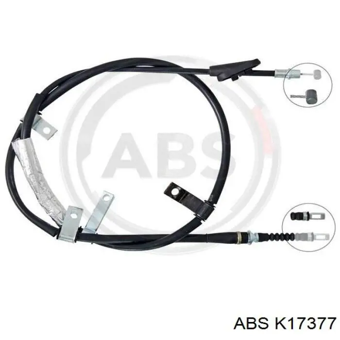 Купити K17377 ABS Трос ручного гальма задній, лівий