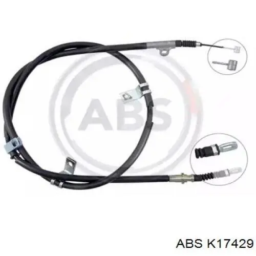 Купити 365312Y00A Nissan/Infiniti Трос ручного гальма задній, лівий