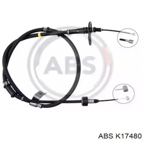 K17480 ABS Трос ручника задній лівий