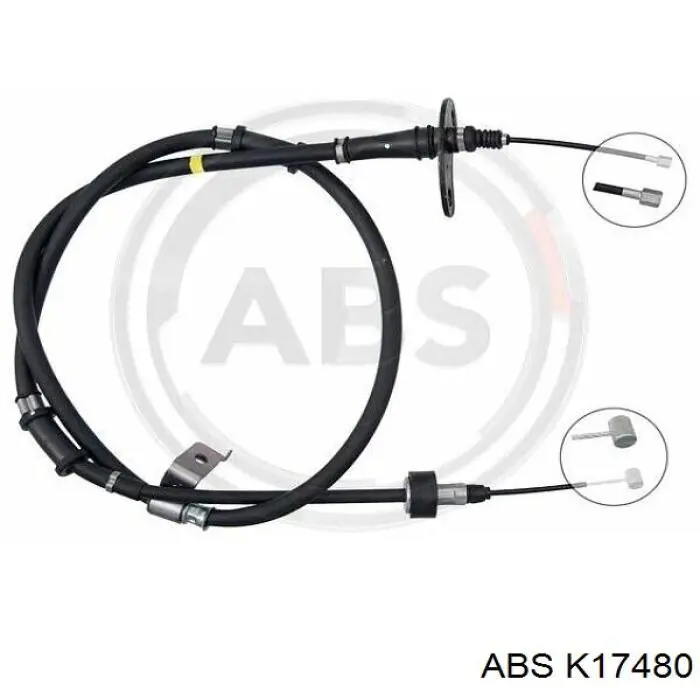 Трос стоянкового гальма задній лівий Hyundai/Kia 597602M000 ціна, від 33.37 USD