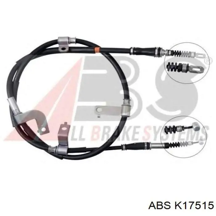 597702W000 Hyundai/Kia Трос ручного гальма задній, правий